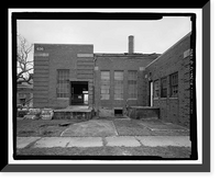 Historic Framed Print, U.S. Naval Air Station, Laundry, 110 Center Avenue, Pensacola, Escambia County, FL - 13,  17-7/8" x 21-7/8"