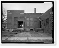 Historic Framed Print, U.S. Naval Air Station, Laundry, 110 Center Avenue, Pensacola, Escambia County, FL - 13,  17-7/8" x 21-7/8"