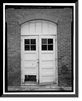 Historic Framed Print, U.S. Naval Air Station, Blacksmith Shop, South Avenue, Pensacola, Escambia County, FL - 8,  17-7/8" x 21-7/8"