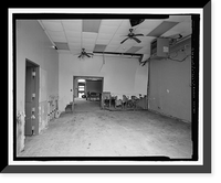 Historic Framed Print, U.S. Naval Air Station, Blacksmith Shop, South Avenue, Pensacola, Escambia County, FL - 10,  17-7/8" x 21-7/8"