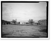 Historic Framed Print, U.S. Naval Air Station, Locomotive Shed, South Avenue, Pensacola, Escambia County, FL - 2,  17-7/8" x 21-7/8"