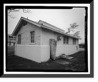 Historic Framed Print, U.S. Naval Air Station, Public Restroom, 516 South Avenue, Pensacola, Escambia County, FL - 5,  17-7/8" x 21-7/8"