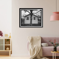 Historic Framed Print, U.S. Naval Air Station, Public Restroom, 516 South Avenue, Pensacola, Escambia County, FL - 6,  17-7/8" x 21-7/8"