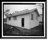 Historic Framed Print, U.S. Naval Air Station, Public Restroom, 516 South Avenue, Pensacola, Escambia County, FL - 7,  17-7/8" x 21-7/8"