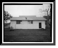 Historic Framed Print, U.S. Naval Air Station, Public Restroom, 516 South Avenue, Pensacola, Escambia County, FL - 8,  17-7/8" x 21-7/8"