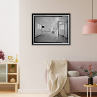 Historic Framed Print, U.S. Naval Air Station, Public Restroom, 516 South Avenue, Pensacola, Escambia County, FL - 11,  17-7/8" x 21-7/8"