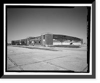Historic Framed Print, U.S. Naval Air Station, Aircraft Overhaul & Repair, East Avenue, Pensacola, Escambia County, FL - 3,  17-7/8" x 21-7/8"