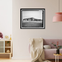 Historic Framed Print, U.S. Naval Air Station, Aircraft Overhaul & Repair, East Avenue, Pensacola, Escambia County, FL - 5,  17-7/8" x 21-7/8"
