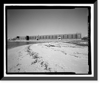 Historic Framed Print, U.S. Naval Air Station, Aircraft Overhaul & Repair, East Avenue, Pensacola, Escambia County, FL - 8,  17-7/8" x 21-7/8"