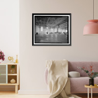 Historic Framed Print, U.S. Naval Air Station, Aircraft Overhaul & Repair, East Avenue, Pensacola, Escambia County, FL - 14,  17-7/8" x 21-7/8"