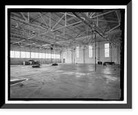 Historic Framed Print, U.S. Naval Air Station, Aircraft Overhaul & Repair, East Avenue, Pensacola, Escambia County, FL - 15,  17-7/8" x 21-7/8"