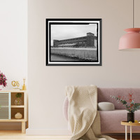 Historic Framed Print, U.S. Naval Air Station, Aircraft Hangar, Radford Boulevard, Pensacola, Escambia County, FL - 6,  17-7/8" x 21-7/8"