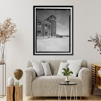 Historic Framed Print, U.S. Naval Air Station, Aircraft Hangar, Radford Boulevard, Pensacola, Escambia County, FL - 11,  17-7/8" x 21-7/8"