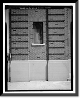 Historic Framed Print, U.S. Naval Air Station, Aircraft Hangar, Radford Boulevard, Pensacola, Escambia County, FL - 13,  17-7/8" x 21-7/8"
