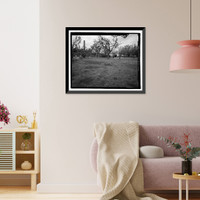 Historic Framed Print, U.S. Naval Air Station, Pumphouse, Center Avenue, Pensacola, Escambia County, FL - 2,  17-7/8" x 21-7/8"