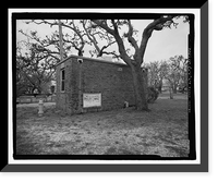 Historic Framed Print, U.S. Naval Air Station, Pumphouse, Center Avenue, Pensacola, Escambia County, FL - 6,  17-7/8" x 21-7/8"