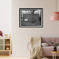 Historic Framed Print, U.S. Naval Air Station, Pumphouse, Center Avenue, Pensacola, Escambia County, FL - 7,  17-7/8" x 21-7/8"