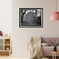 Historic Framed Print, U.S. Naval Air Station, Pumphouse, Center Avenue, Pensacola, Escambia County, FL - 8,  17-7/8" x 21-7/8"