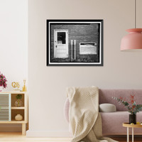 Historic Framed Print, U.S. Naval Air Station, Pumphouse, Center Avenue, Pensacola, Escambia County, FL - 9,  17-7/8" x 21-7/8"