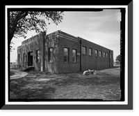 Historic Framed Print, U.S. Naval Air Station, Brig-Correctional Center, 528 South Avenue, Pensacola, Escambia County, FL - 2,  17-7/8" x 21-7/8"