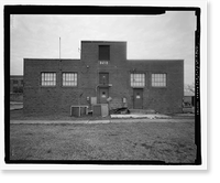 Historic Framed Print, U.S. Naval Air Station, Brig-Correctional Center, 528 South Avenue, Pensacola, Escambia County, FL - 7,  17-7/8" x 21-7/8"