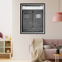 Historic Framed Print, U.S. Naval Air Station, Brig-Correctional Center, 528 South Avenue, Pensacola, Escambia County, FL - 12,  17-7/8" x 21-7/8"