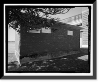 Historic Framed Print, U.S. Naval Air Station, Storage, Pensacola, Escambia County, FL - 8,  17-7/8" x 21-7/8"