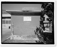 Historic Framed Print, U.S. Naval Air Station, Storage, Pensacola, Escambia County, FL - 9,  17-7/8" x 21-7/8"
