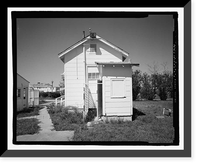 Historic Framed Print, U.S. Naval Air Station, Servant's Quarters Q-4C, Q-4 North Avenue, Pensacola, Escambia County, FL - 6,  17-7/8" x 21-7/8"