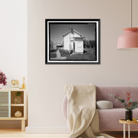 Historic Framed Print, U.S. Naval Air Station, Servant's Quarters Q-4C, Q-4 North Avenue, Pensacola, Escambia County, FL - 6,  17-7/8" x 21-7/8"