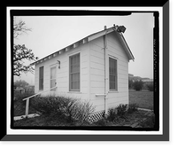Historic Framed Print, U.S. Naval Air Station, Servant's Quarters Q-6C, Q-6 North Avenue, Pensacola, Escambia County, FL - 2,  17-7/8" x 21-7/8"