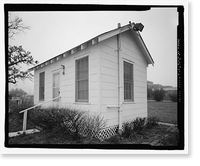 Historic Framed Print, U.S. Naval Air Station, Servant's Quarters Q-6C, Q-6 North Avenue, Pensacola, Escambia County, FL - 2,  17-7/8" x 21-7/8"
