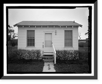 Historic Framed Print, U.S. Naval Air Station, Servant's Quarters Q-6C, Q-6 North Avenue, Pensacola, Escambia County, FL - 3,  17-7/8" x 21-7/8"