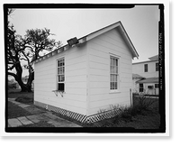 Historic Framed Print, U.S. Naval Air Station, Servant's Quarters Q-6C, Q-6 North Avenue, Pensacola, Escambia County, FL - 6,  17-7/8" x 21-7/8"
