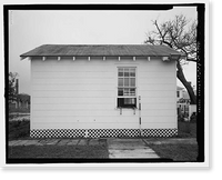 Historic Framed Print, U.S. Naval Air Station, Servant's Quarters Q-6C, Q-6 North Avenue, Pensacola, Escambia County, FL - 7,  17-7/8" x 21-7/8"