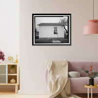 Historic Framed Print, U.S. Naval Air Station, Servant's Quarters Q-6C, Q-6 North Avenue, Pensacola, Escambia County, FL - 7,  17-7/8" x 21-7/8"