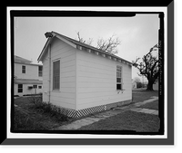 Historic Framed Print, U.S. Naval Air Station, Servant's Quarters Q-6C, Q-6 North Avenue, Pensacola, Escambia County, FL - 8,  17-7/8" x 21-7/8"