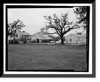 Historic Framed Print, U.S. Naval Air Station, Garage Q-7E, Q-7 North Avenue, Pensacola, Escambia County, FL,  17-7/8" x 21-7/8"