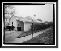 Historic Framed Print, U.S. Naval Air Station, Garage Q-7E, Q-7 North Avenue, Pensacola, Escambia County, FL - 2,  17-7/8" x 21-7/8"