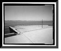 Historic Framed Print, U.S. Naval Air Station, Sea Plane Ramp, Pensacola, Escambia County, FL - 5,  17-7/8" x 21-7/8"