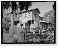 Historic Framed Print, 2324 West Laurel Street (House), Tampa, Hillsborough County, FL - 6,  17-7/8" x 21-7/8"