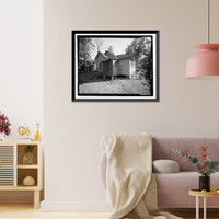 Historic Framed Print, 930 Oak Street (House), Waycross, Ware County, GA - 6,  17-7/8" x 21-7/8"