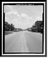 Historic Framed Print, Town of Odum, U.S. Highway 341, Odum, Wayne County, GA - 6,  17-7/8" x 21-7/8"