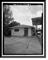 Historic Framed Print, Peggy's Beauty Shop, U.S. Highway 341 at South Church Street, Odum, Wayne County, GA - 3,  17-7/8" x 21-7/8"