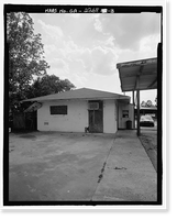 Historic Framed Print, Peggy's Beauty Shop, U.S. Highway 341 at South Church Street, Odum, Wayne County, GA - 3,  17-7/8" x 21-7/8"