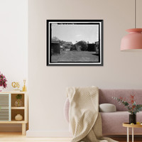 Historic Framed Print, Walker's Service Station, U.S. Highway 341, 175 feet southeast of South Chur, Odum, Wayne County, GA - 2,  17-7/8" x 21-7/8"