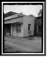 Historic Framed Print, Kicklighter-Daniel-Morris Building, U.S. Highway 341, 75 feet northwest of Carter Aven, Odum, Wayne County, GA,  17-7/8" x 21-7/8"