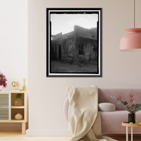 Historic Framed Print, Kicklighter-Daniel-Morris Building, U.S. Highway 341, 75 feet northwest of Carter Aven, Odum, Wayne County, GA - 2,  17-7/8" x 21-7/8"