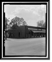 Historic Framed Print, Poppell's Hardware, Furniture, Feed & Seed Store, U.S. Highway 341 at Carter Avenue, Odum, Wayne County, GA,  17-7/8" x 21-7/8"