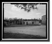 Historic Framed Print, Poppell's Hardware, Furniture, Feed & Seed Store, U.S. Highway 341 at Carter Avenue, Odum, Wayne County, GA - 4,  17-7/8" x 21-7/8"
